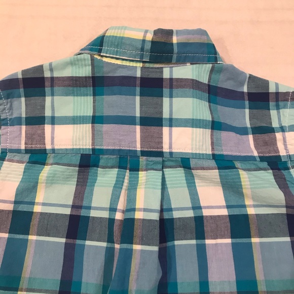 8/$25 TCP The Children’s Place Short Sleeve Plaid Sh… - Picture 8 of 11